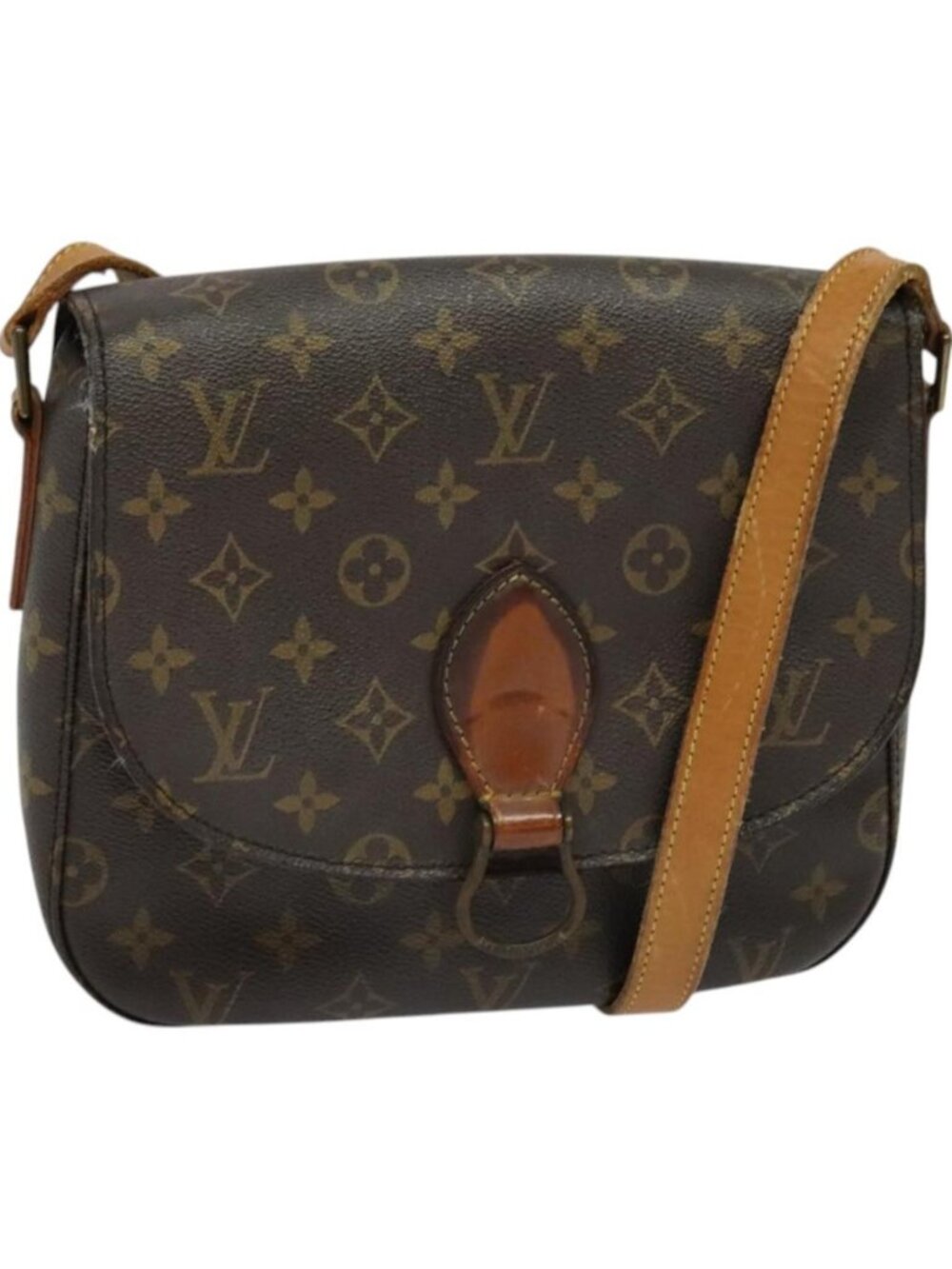 LOUIS VUITTON Monogram Saint Cloud GM Shoulder Bag M51242